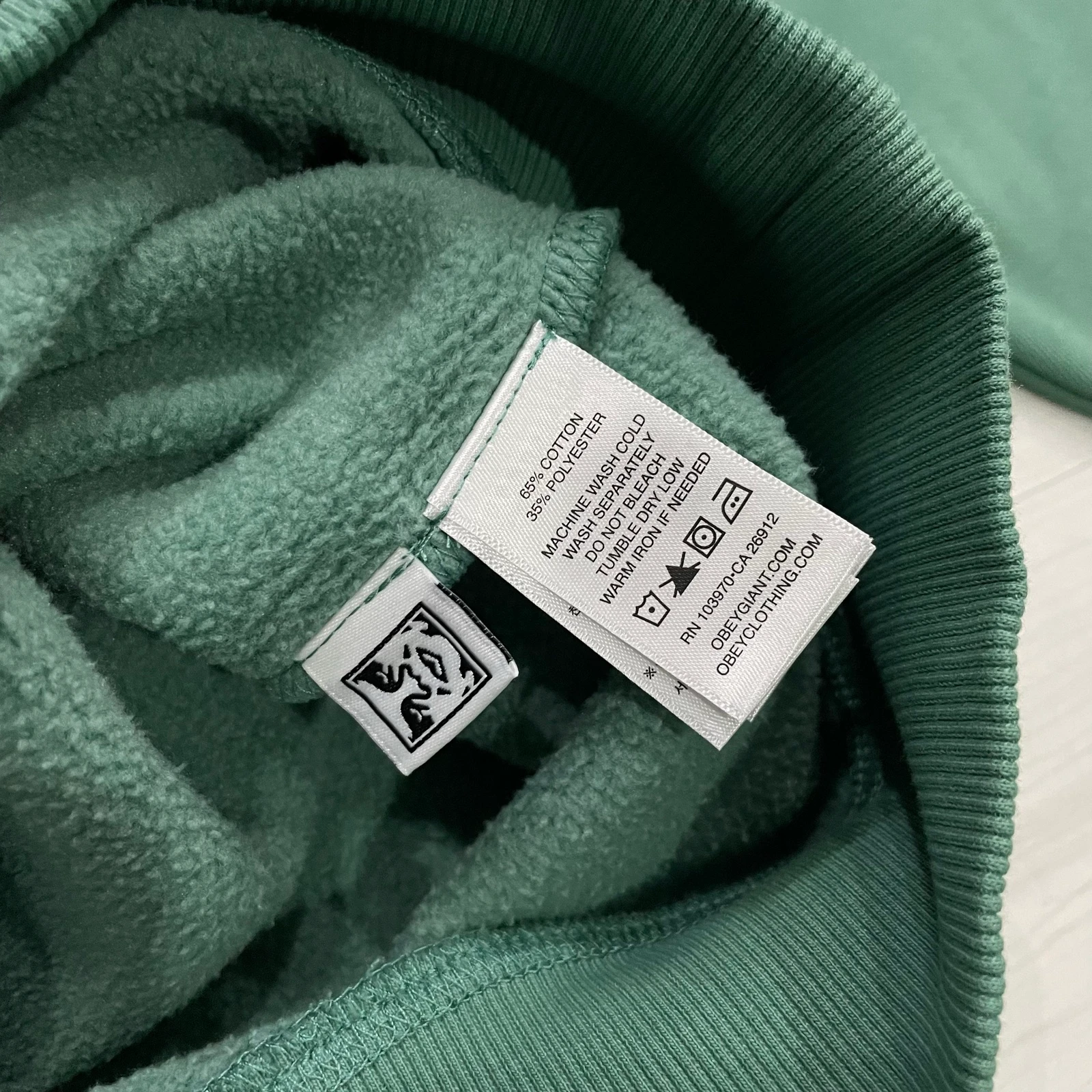 Obey - Collegiate Crewneck (Pigment Rainfotest) – photo 3